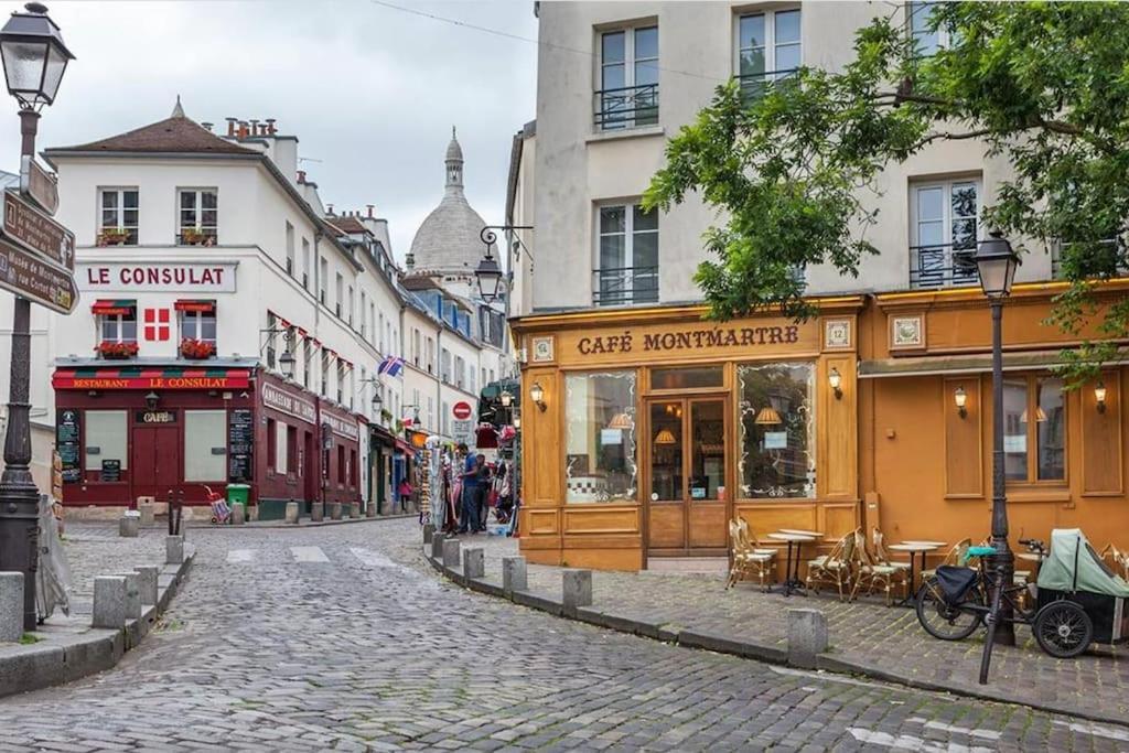 Relax In A Stylish Flat In Montmartre Apartment Paris Exterior foto